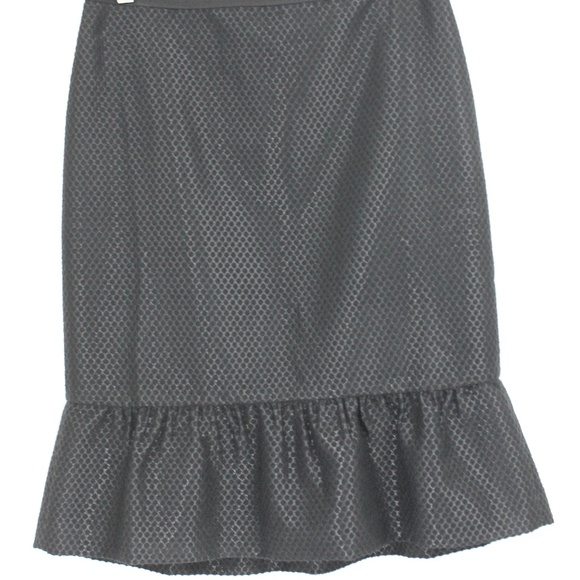 Ann Taylor Black Pencil Skirt sz 2 - Picture 2 of 7